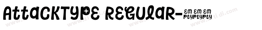 AttackType Regular字体转换 AttackType Regular字体转换